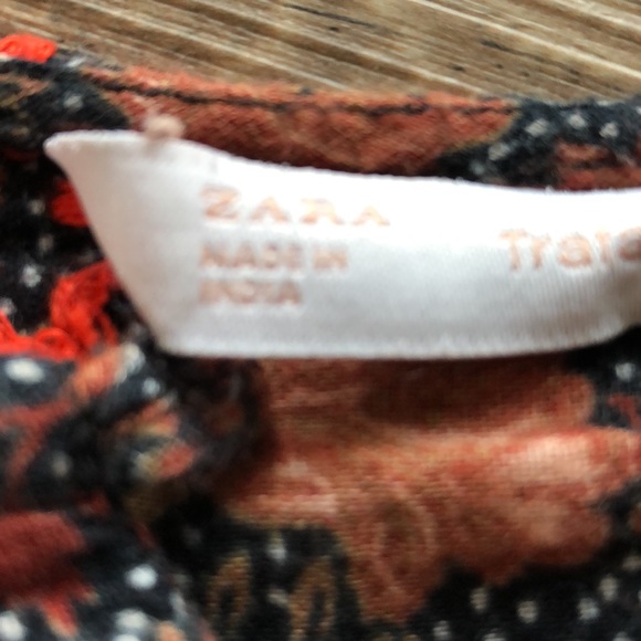 Zara Trafaluc Embroidered floral tunic - Picture 3 of 16